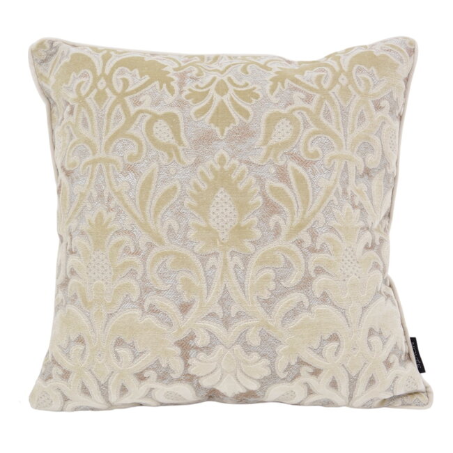 Heritage Ivory Kussenhoes | 45x45 cm | Velvet/Polyester