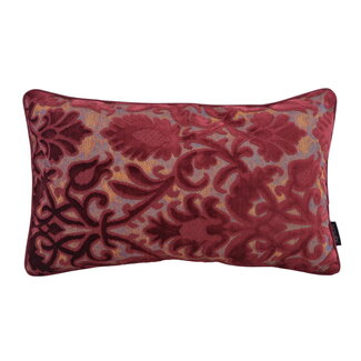 NOVÉE Heritage Burgundy Kussenhoes | 30x50 cm | Velvet/Polyester