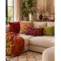 Heritage Burgundy Kussenhoes | 30x50 cm | Velvet/Polyester