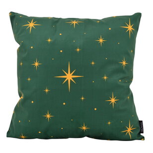 Evergreen Stars Kussenhoes | 45x45 cm | Katoen/Polyester