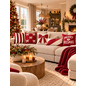 Velvet Bows Kussenhoes | 45x45 cm | Velvet/Polyester