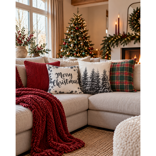 Black Forest Kussenhoes | 45x45 cm | Katoen/Polyester
