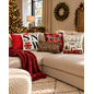 Uni Rood Kussenhoes | 45x45 cm | Katoen/Polyester
