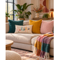 Sierkussen Abstract Velvet Okergeel | 45 x 45 cm | Polyester