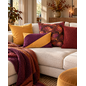 Sierkussen Velvet Okergeel | 45x45 cm | Polyester