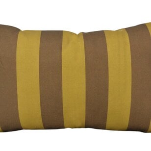 Sierkussen Retro Stripe Olive | 30x50 cm | Katoen/Linnen
