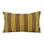 Sierkussen Retro Stripe Olive | 30x50 cm | Katoen/Linnen