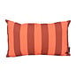 Sierkussen Retro Stripe Rouge | 30x50 cm | Katoen/Linnen