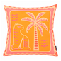 Tropical Cat Kussenhoes | 45x45 cm | Katoen/Linnen
