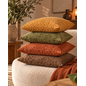 Sierkussen Chenille Checker Groen | 30x50 cm | Polyester