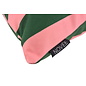 Sierkussen Streep Roze/Groen | 45x45 cm | Katoen/Polyester