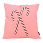 Sierkussen Sweet Candy Cane | 45x45 cm | Katoen/Polyester