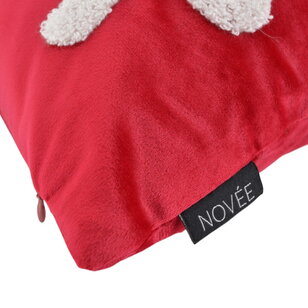 Sierkussen Velvet Bows | 45x45 cm | Velvet/Polyester