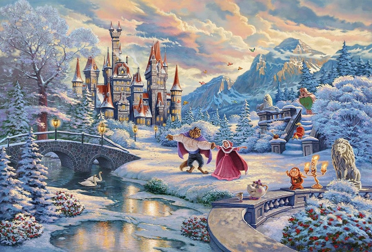 Thumbnail van een extra afbeelding van het spel Disney: Belle en het Beest in de sneeuw