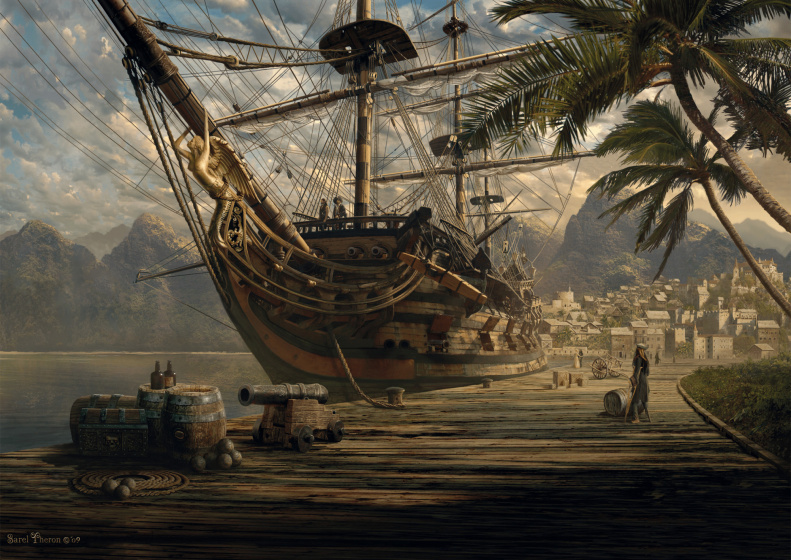 Thumbnail van een extra afbeelding van het spel Ship at Anchor
