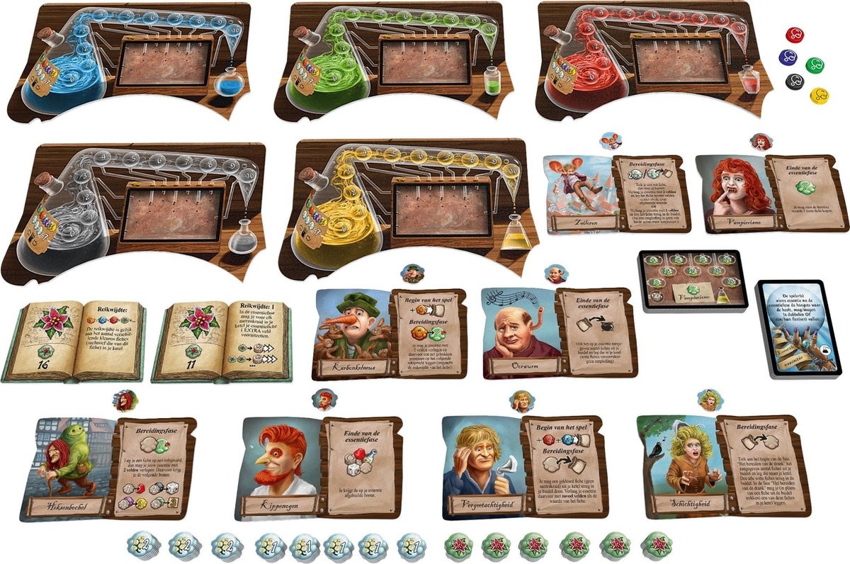 De Kwakzalvers van Kakelenburg De Alchemisten Bordspel Valhalla Boardgames