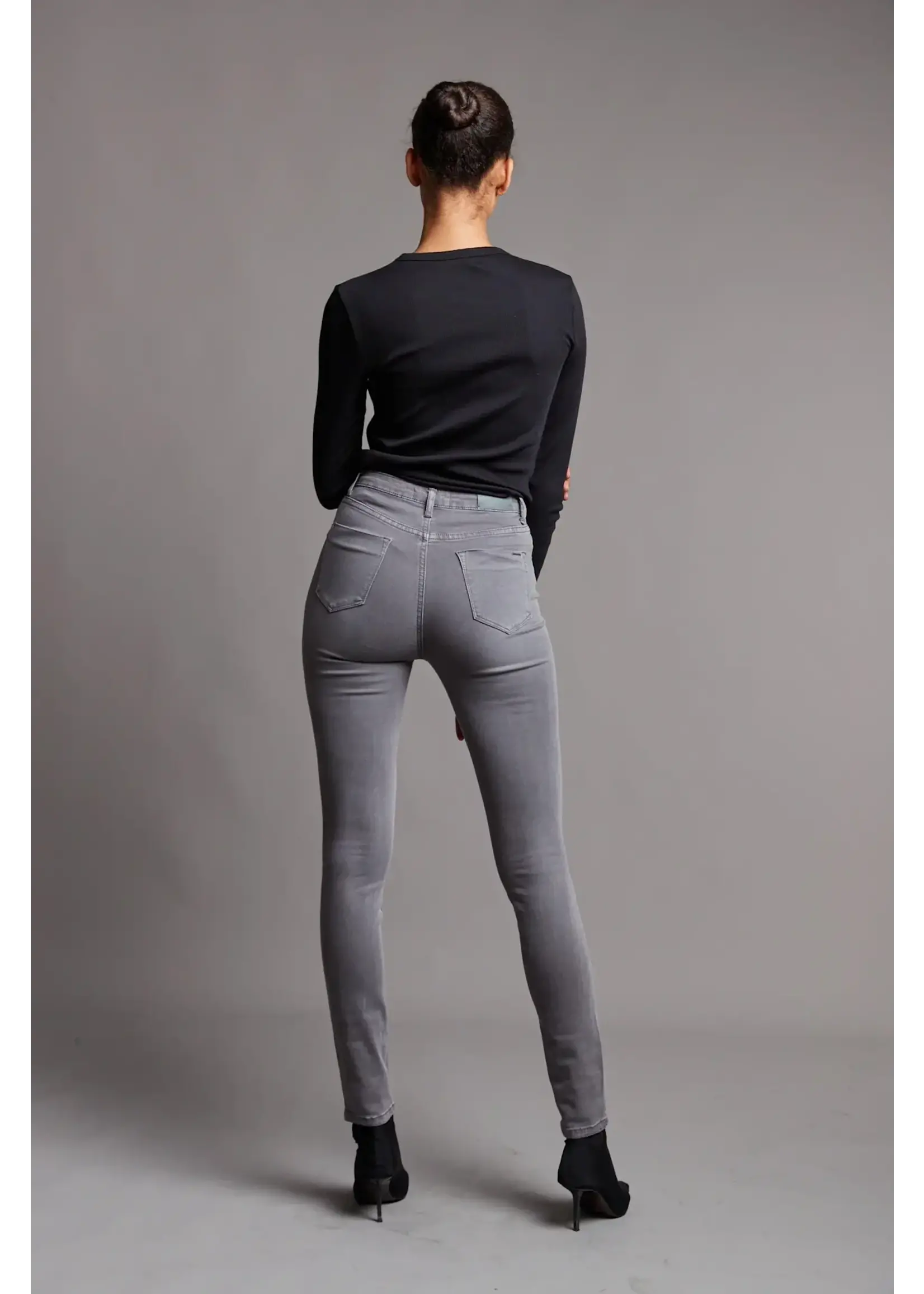 Pantalon taille haute - Solaria sky