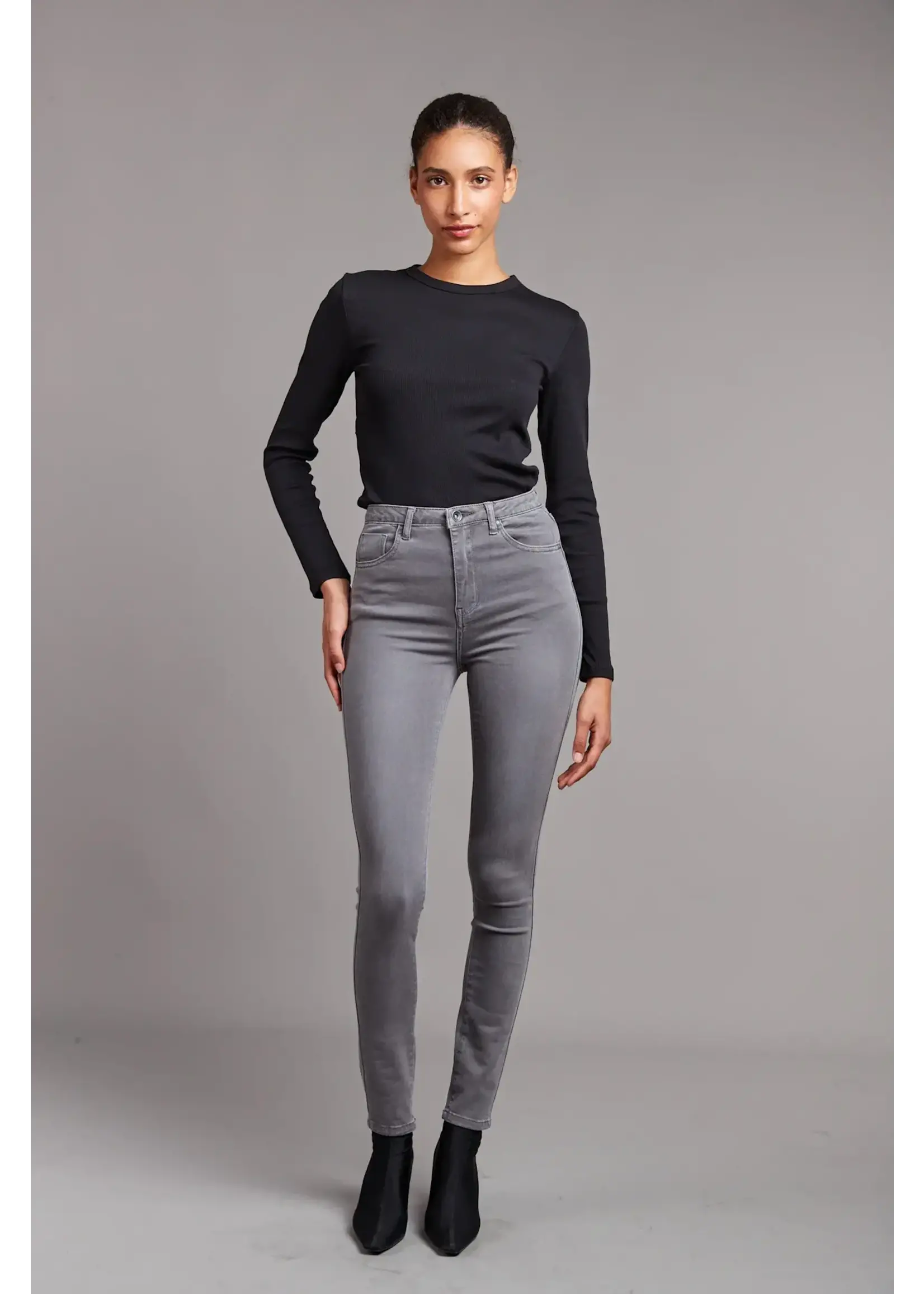 Pantalon taille haute - Solaria sky