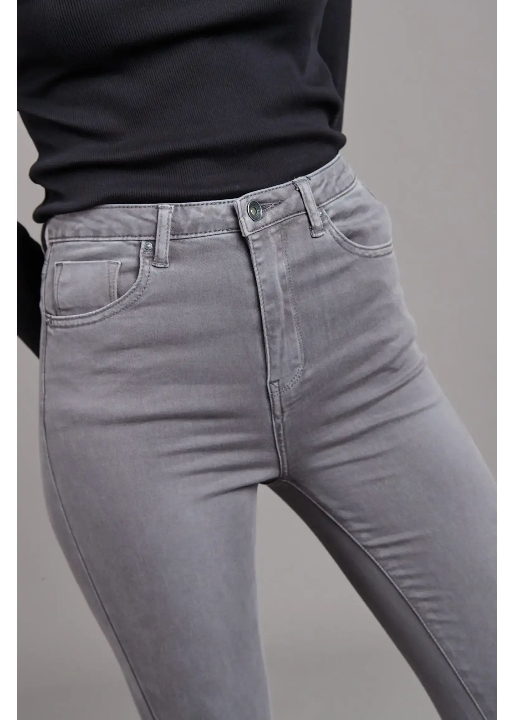 Pantalon taille haute - Solaria sky