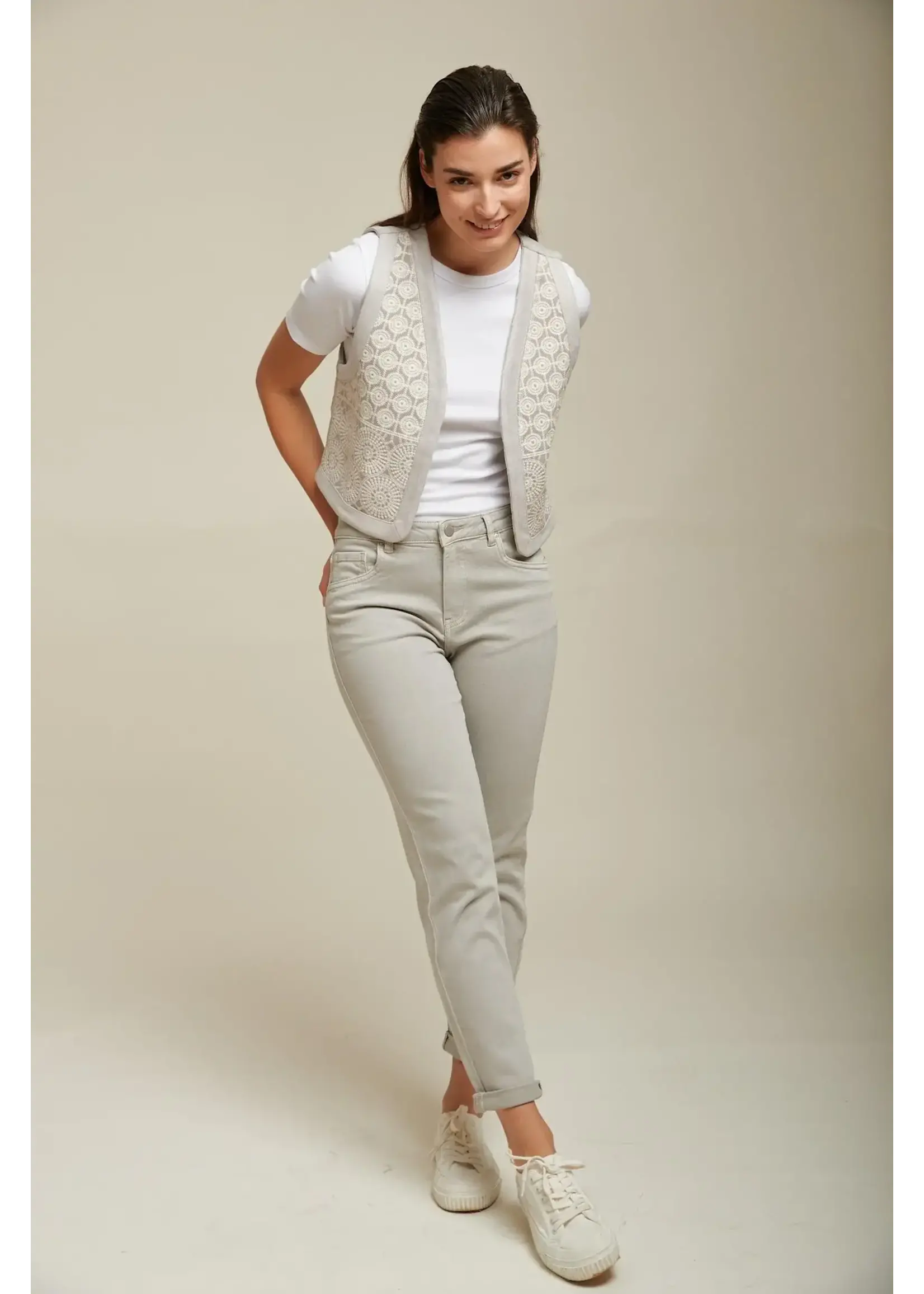 JEAN BOY BLANC OURLET - KAREN