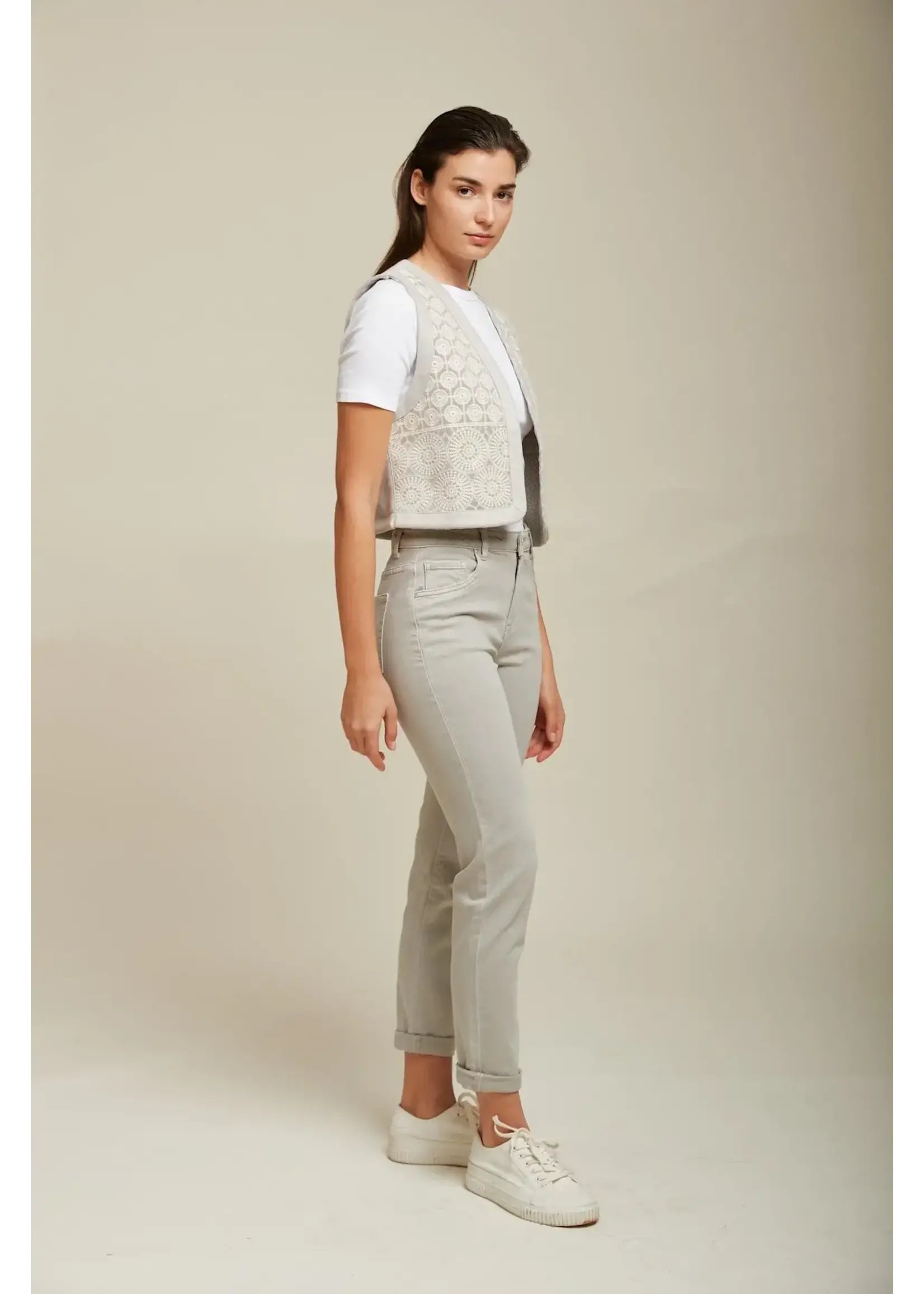 JEAN BOY BLANC OURLET - KAREN