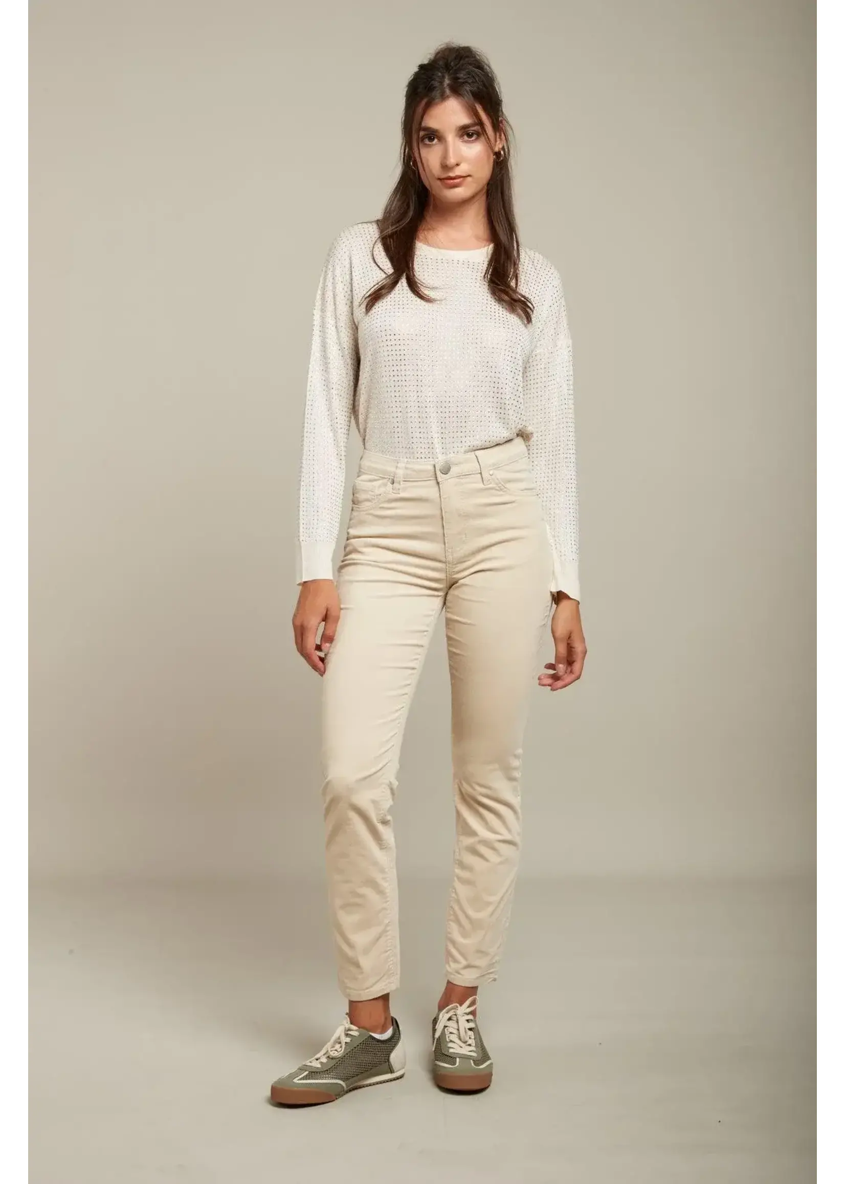 Pantalon push up velours - Cassy
