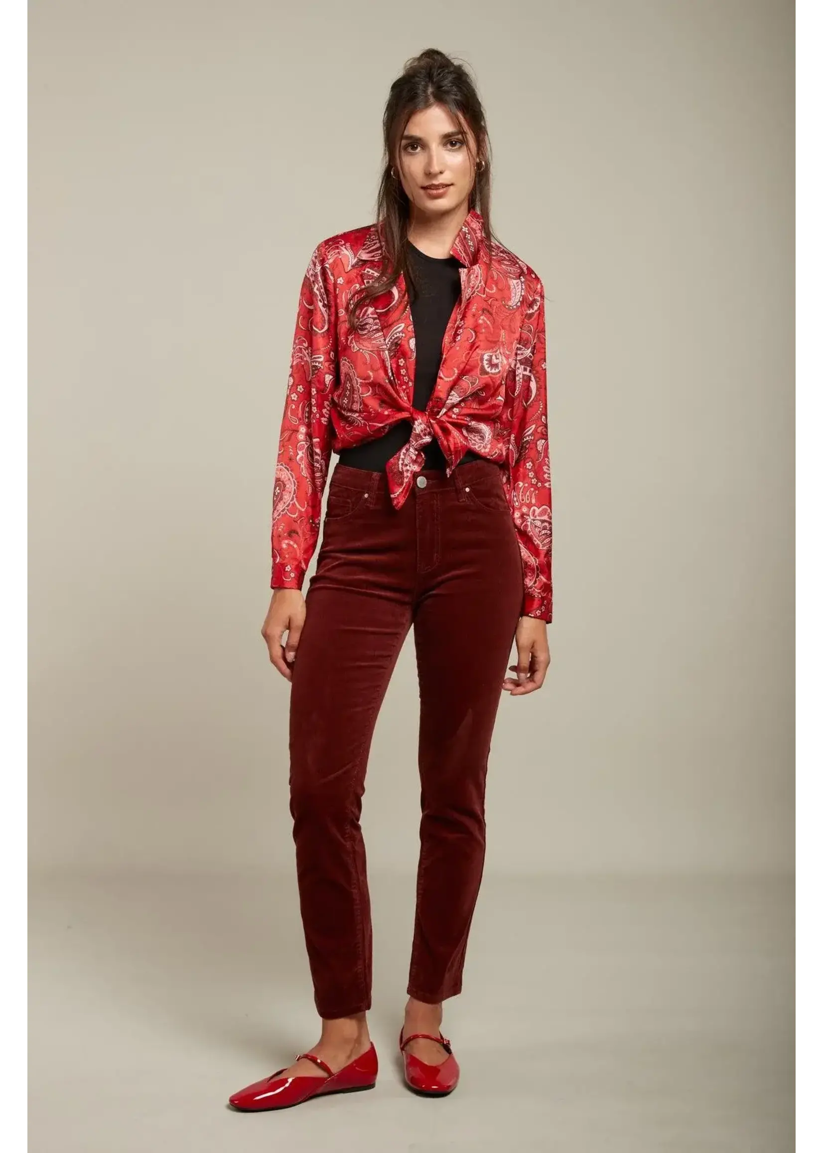 Pantalon push up velours - Cassy