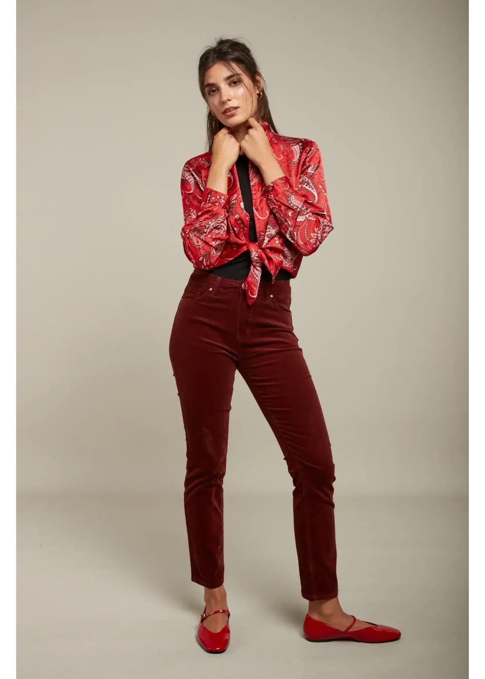 Pantalon push up velours - Cassy