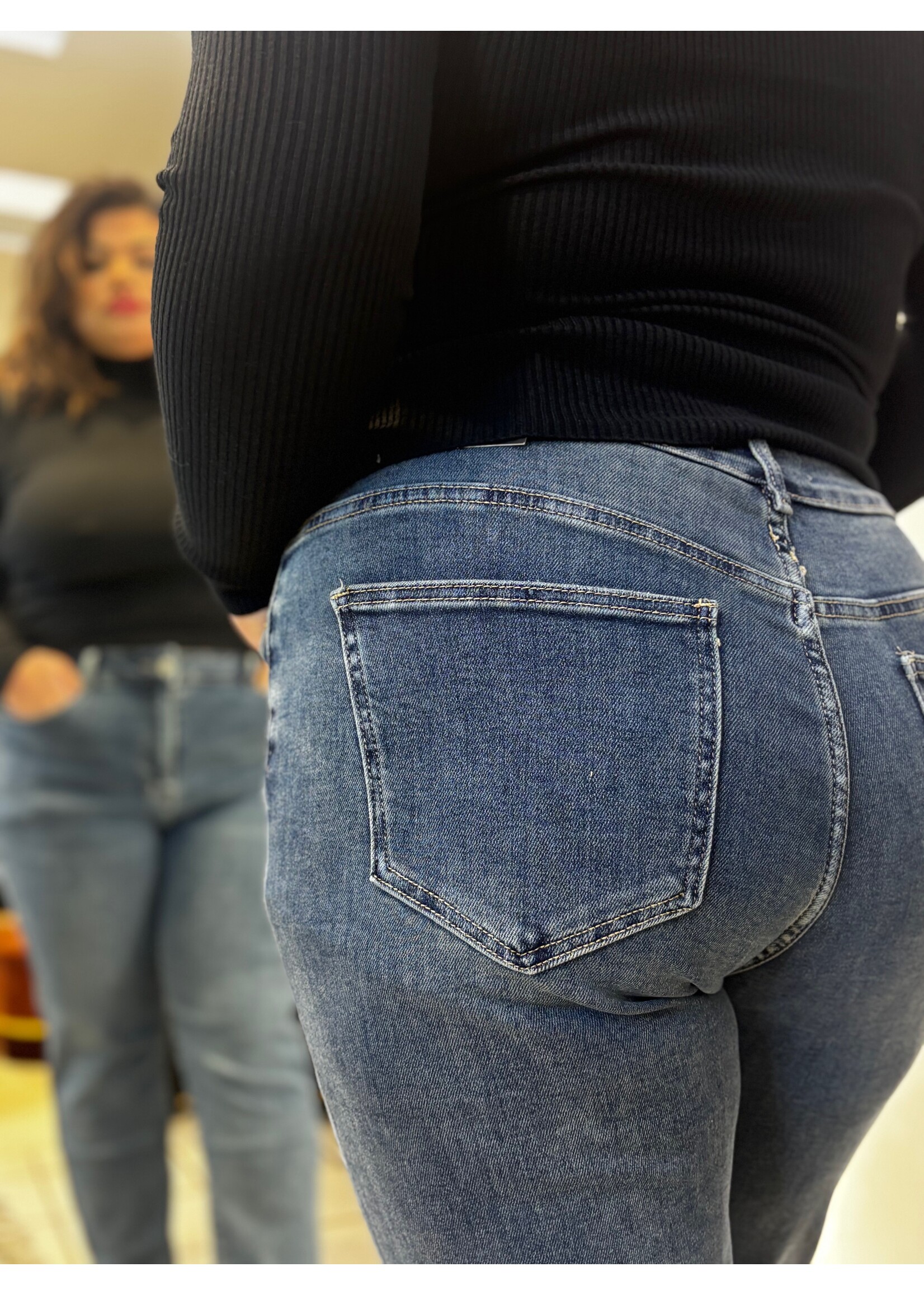 JEAN GRAND TAILLE MOM FIT