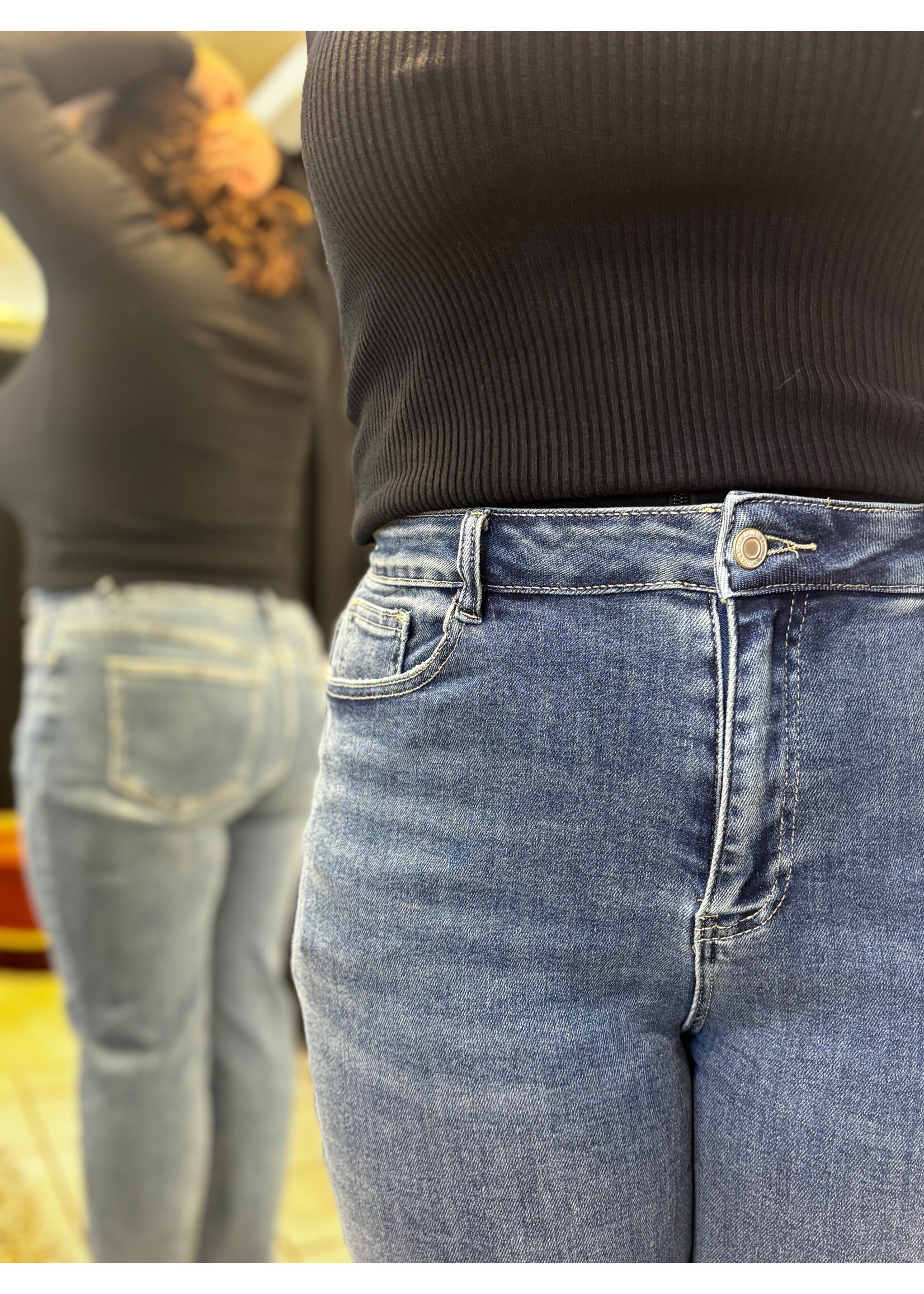 JEAN GRAND TAILLE MOM FIT