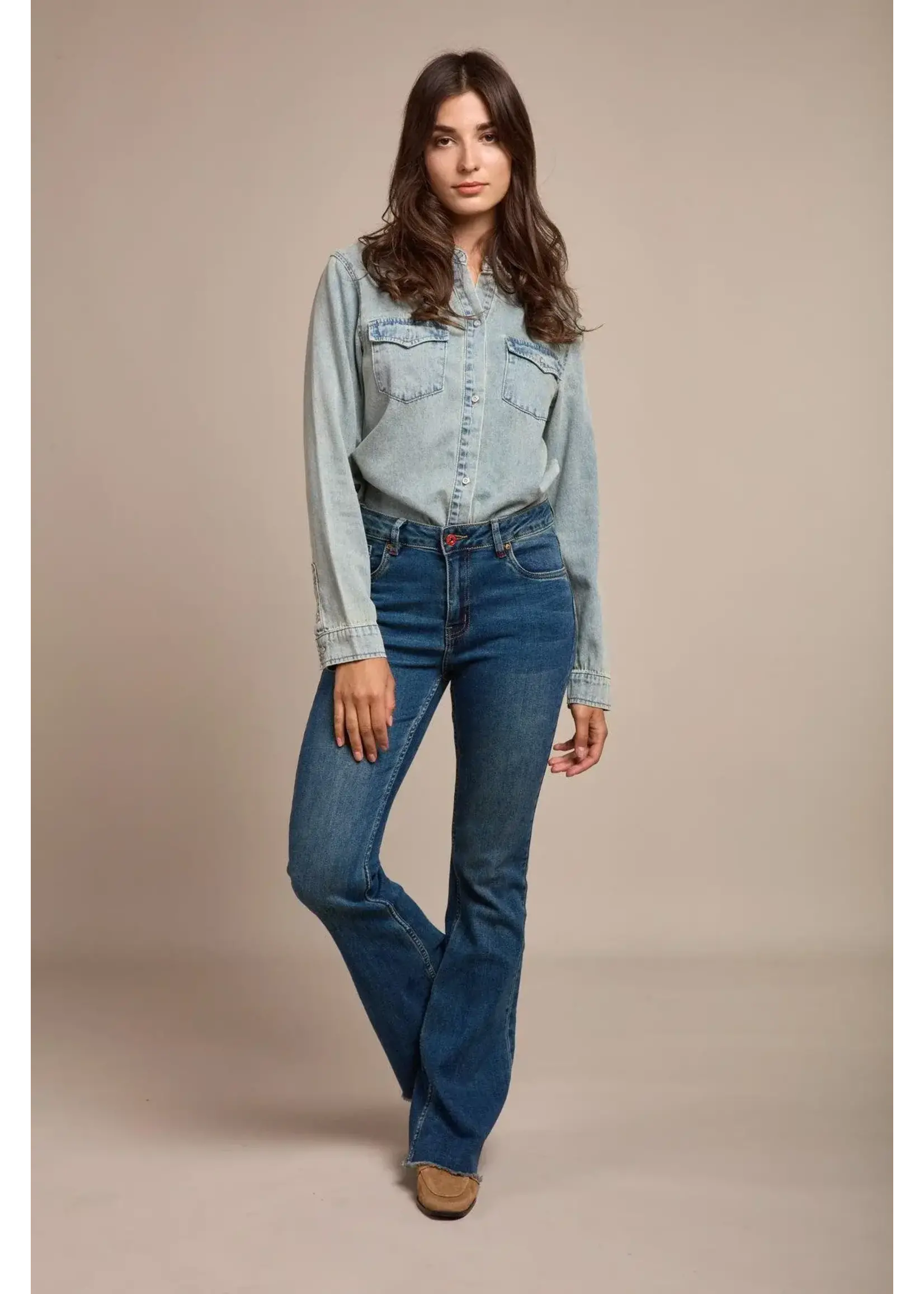Jean bootcut sans ourlet - Redy