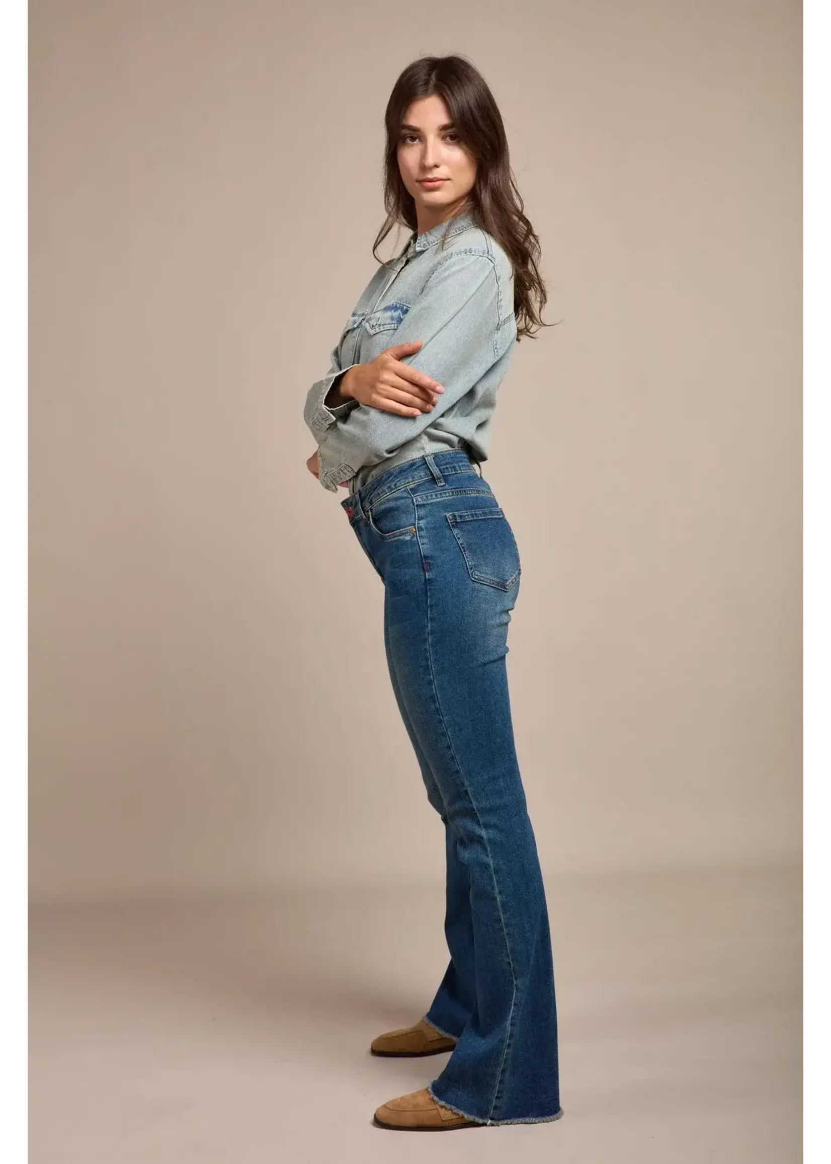 Jean bootcut sans ourlet - Redy