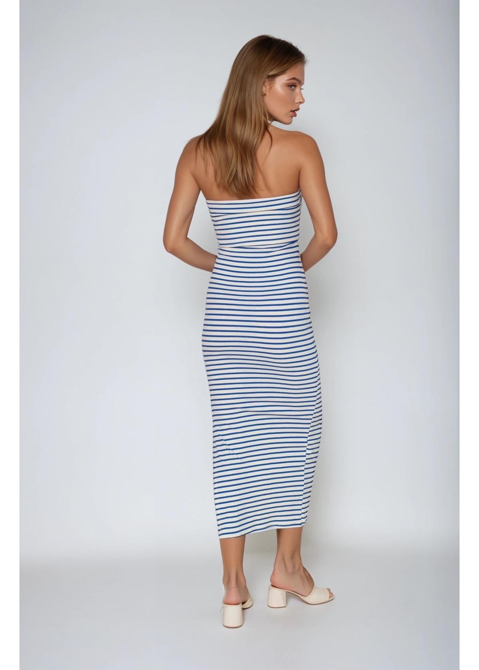 ROBE BUSTIER MARINE