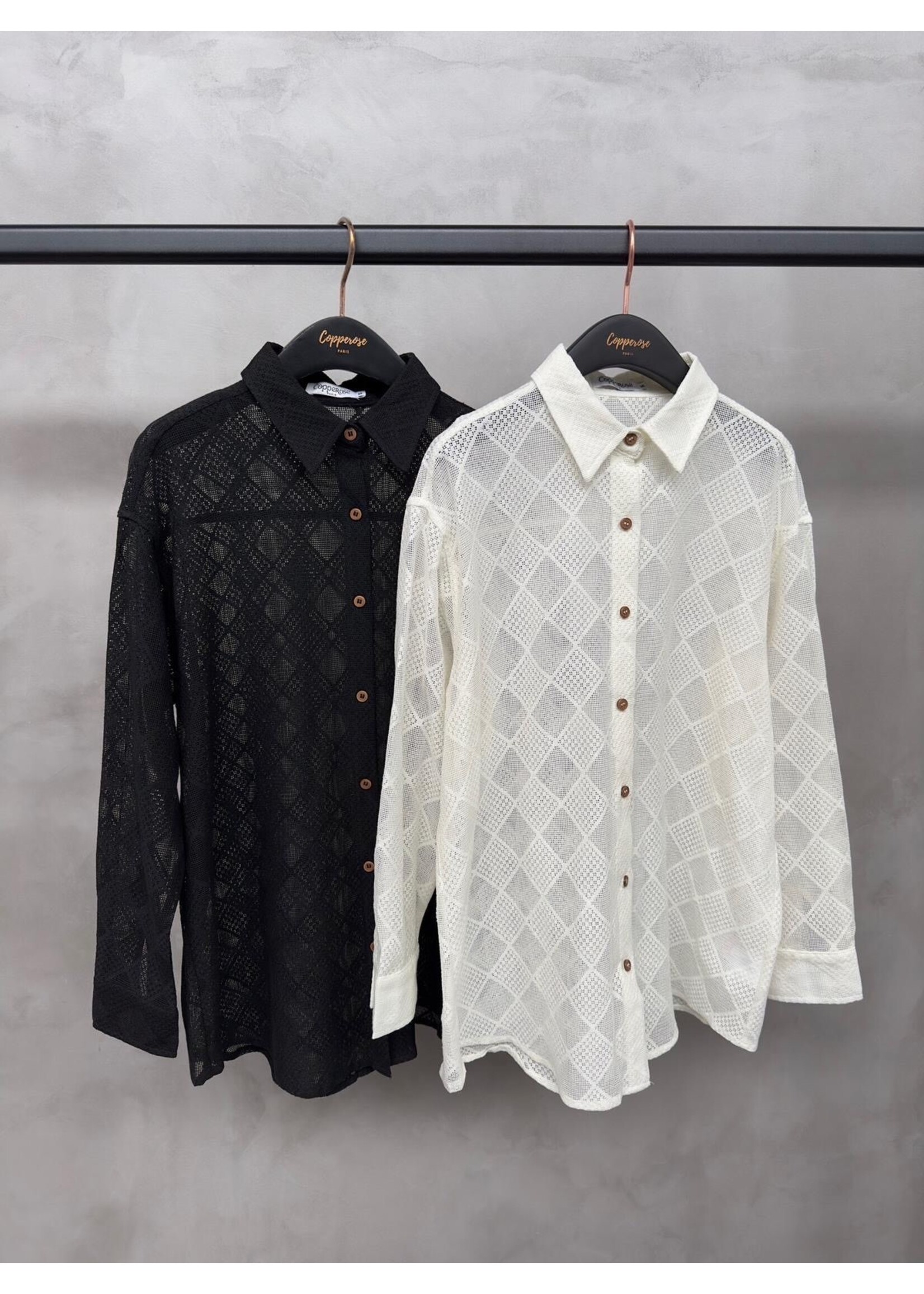 CHEMISE TRANSPARENCE