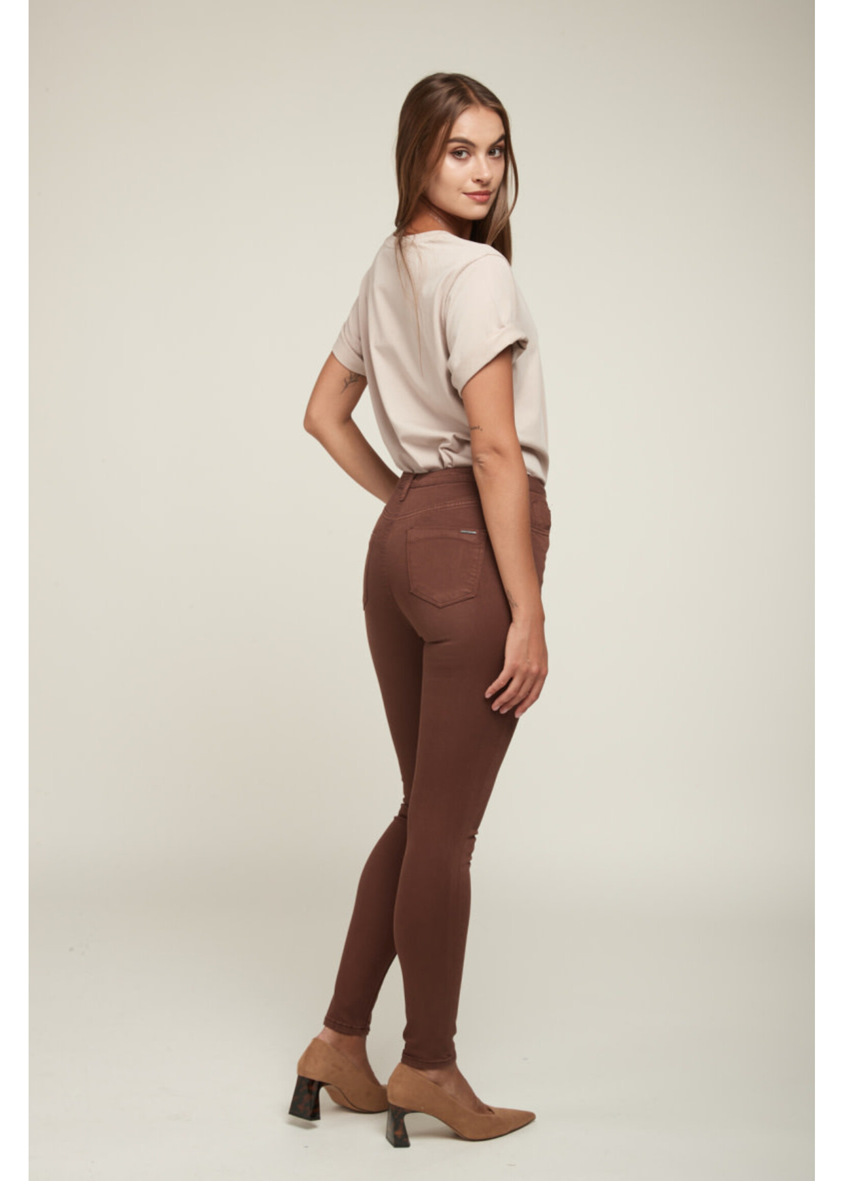 Pantalon taille haute - Solaria sky