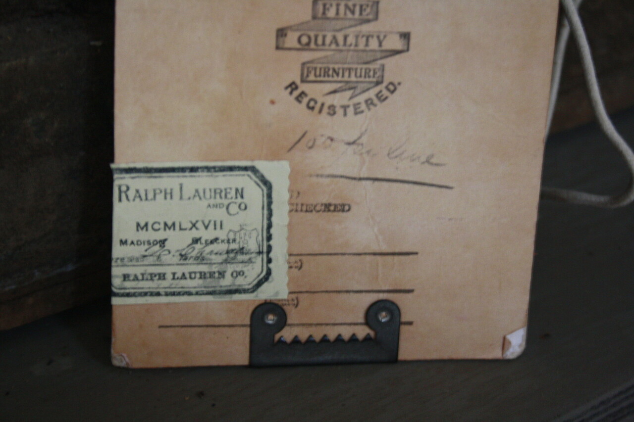 Ralph Lauren bankje met jute bekleding Ralph Lauren bankje met jute bekleding