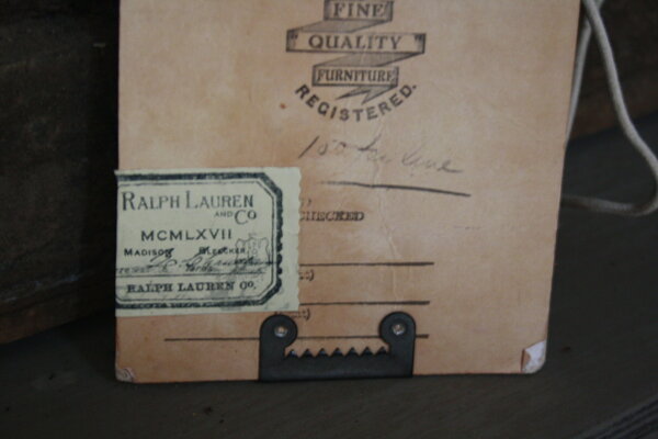 Ralph Lauren bankje met jute bekleding Ralph Lauren bankje met jute bekleding