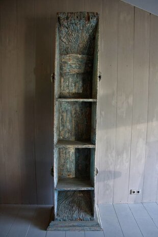 Oude houten bootkast India Oude houten bootkast India