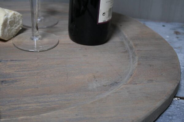 Oud houten dienblad