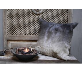 Sierkussen lichtgrijs/donkergrijs 45x45cm Sierkussen lichtgrijs/donkergrijs 45x45cm