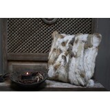 Sierkussen bontkleur met binnenvulling Sierkussen bontkleur met binnenvulling