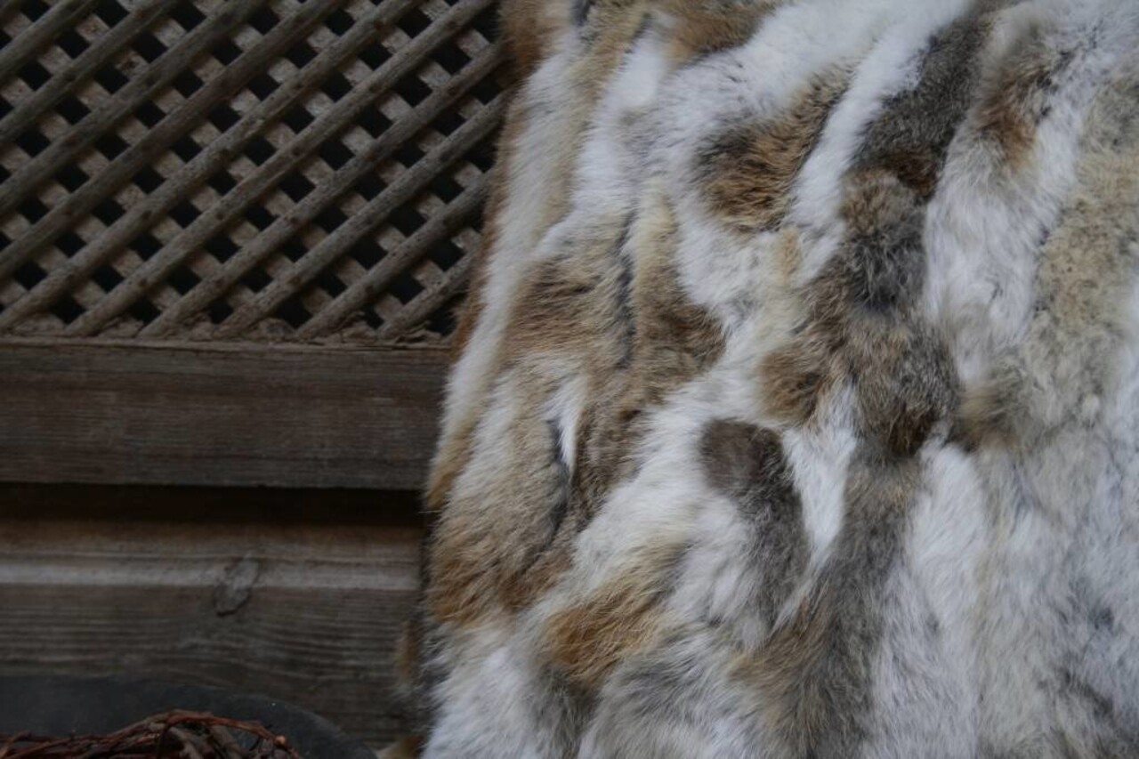 Sierkussen bontkleur met binnenvulling Sierkussen bontkleur met binnenvulling