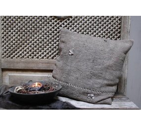 Kussen Linnen bruin taupe grijs Kussen Linnen bruin taupe grijs