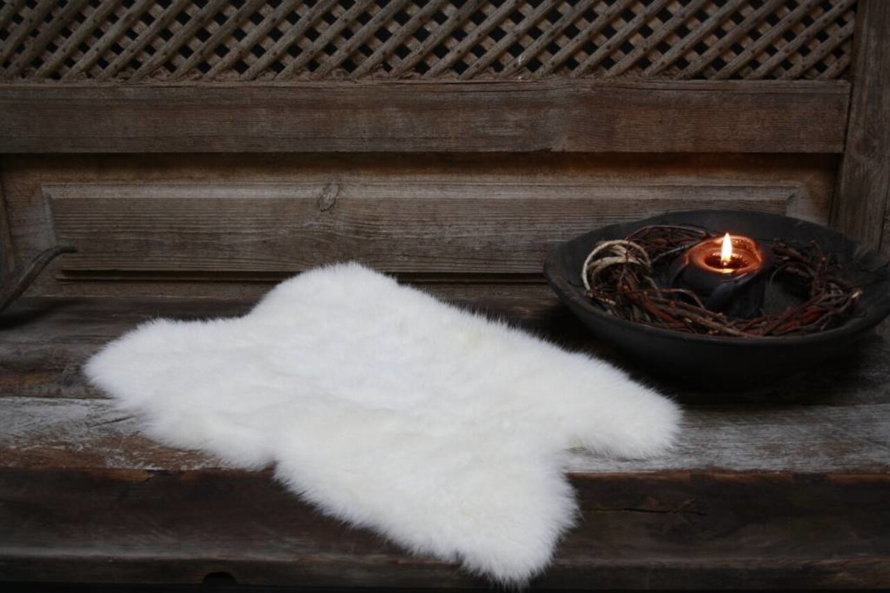 Konijnenvacht klein wit Konijnenvacht klein wit