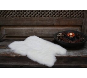 Konijnenvacht klein wit Konijnenvacht klein wit