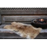 Konijnenvacht rood/bruin/zwart klein Konijnenvacht rood/bruin/zwart klein