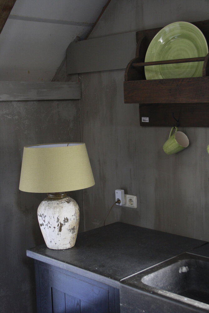 Kruiklamp rijstwijnpot 57 cm incl kap Kruiklamp rijstwijnpot 57 cm incl kap