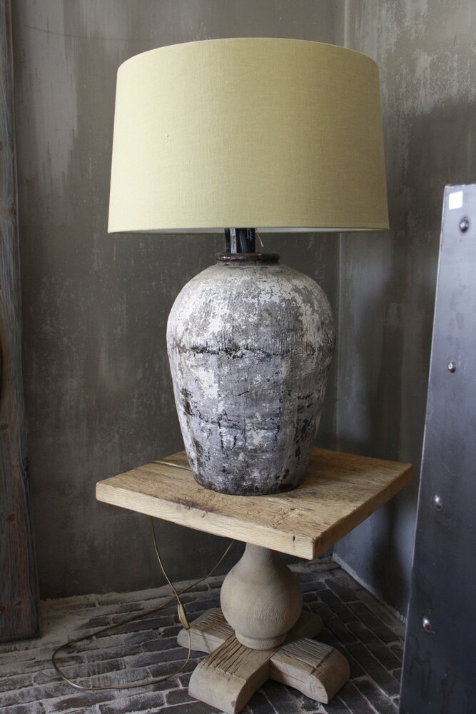 Kruiklamp rijstwijnpot inclusief kap 82 cm Kruiklamp rijstwijnpot inclusief kap 82 cm