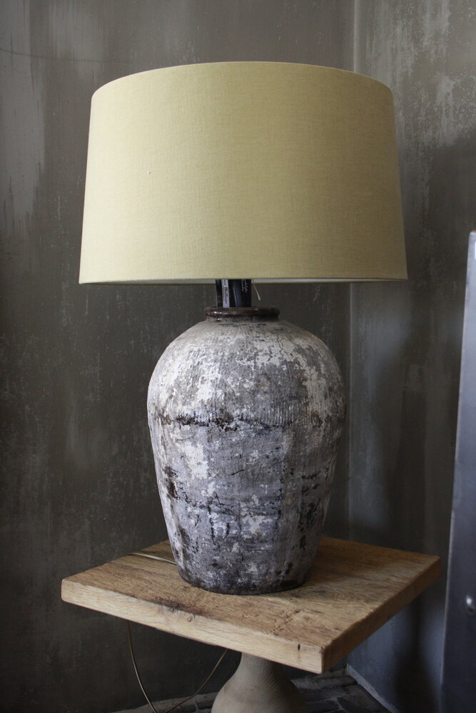 Kruiklamp rijstwijnpot inclusief kap 82 cm Kruiklamp rijstwijnpot inclusief kap 82 cm