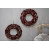 Krans - Paars - Rood 50 cm